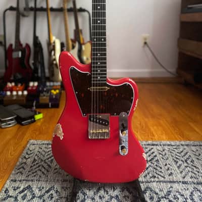 Quint Guitars #07 Jazzcaster - Fiesta Red image 1