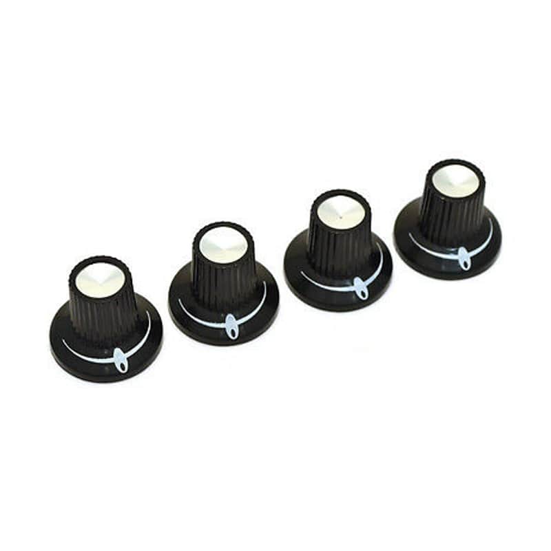 Fender 005-5776-049 Bassman Skirted Amp Knobs (4) 180 Rotation image 1