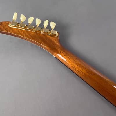 Immagine 2014 Gibson Custom Shop 1958 "Benchmark" Explorer Reissue – Natural Mahogany ~ Mint! - 23
