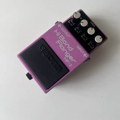 Boss HF-2 Hi Band Flanger (Green Label) 1989 - 1993 - Pink image 4