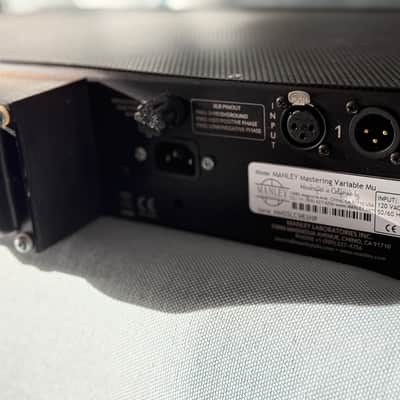 Manley Labs Variable MU Stereo Tube Compressor Limiter Mastering Version w Stepped & HP! image 2