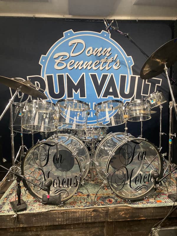 Ludwig Vistalite Octa-Plus With Matching Snare, 12-Piece Concert Tom Set With Hardware, 1970s image 1