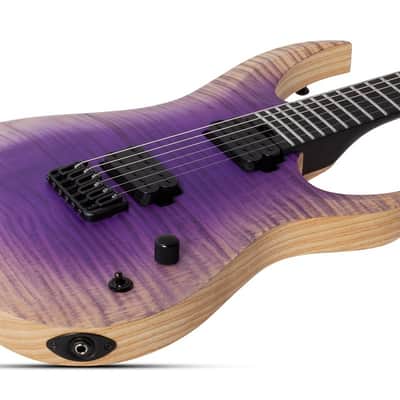 Schecter John Browne Tao-6 guitar in Ozone Burst image 2