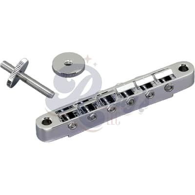 Gotoh GE104B Nashville Tune-O-Matic Bridge w/ M4 Posts - Fits Gibson®-Nickel image 3