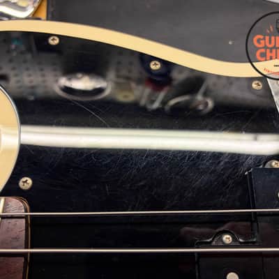 2007 Fender Japan MIJ Aerodyne Jazz Bass AJB Vintage White Matching Headstock image 12