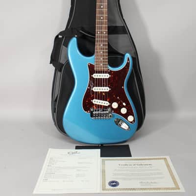 2022 G&L Fullerton Deluxe Legacy USA Lake Placid Blue Metallic w/ Gig Bag image 1