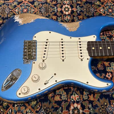 Fender Custom Shop '60 Heavy Relic Stratocaster 2022 Lake Placid Blue image 4