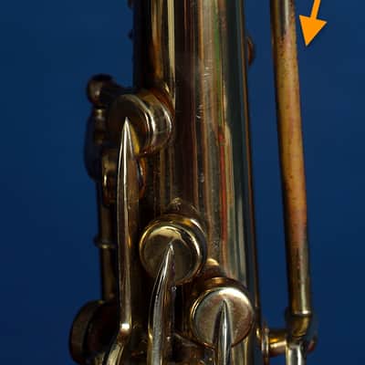 King Bb Soprano Saxophone 1926-27 - Lacquer / Spectacular! image 7
