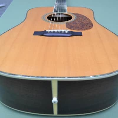 Recording King RD-227 All Solid Dreadnought Guitar with Abalone Torch Headstock & Abalone Purfling image 8