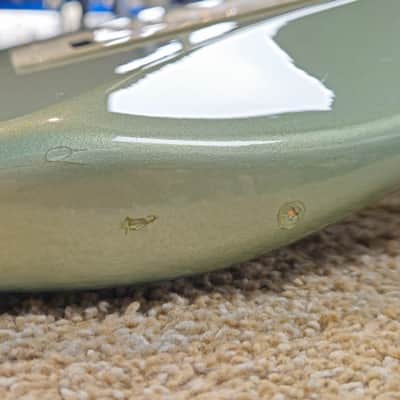 Fender Standard Stratocaster with Rosewood Fretboard 2003 Sage Green Metallic image 18