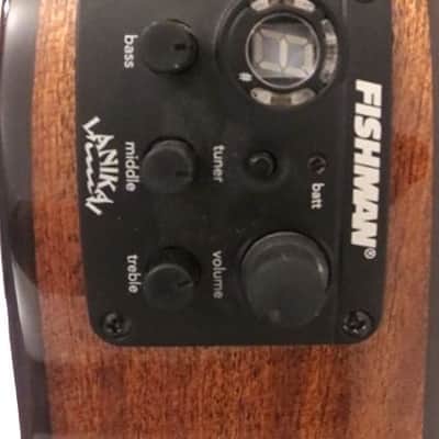 Lanikai MAS-CEC Solid Mahogany Electric Acoustic Cutaway Concert Ukulele w/ Case image 7