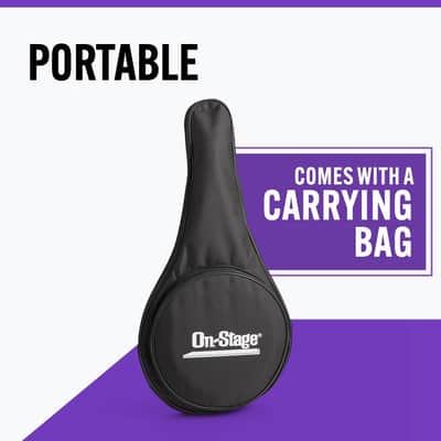 OnStage DFP550 Practice Pad with Stand and Bag image 2
