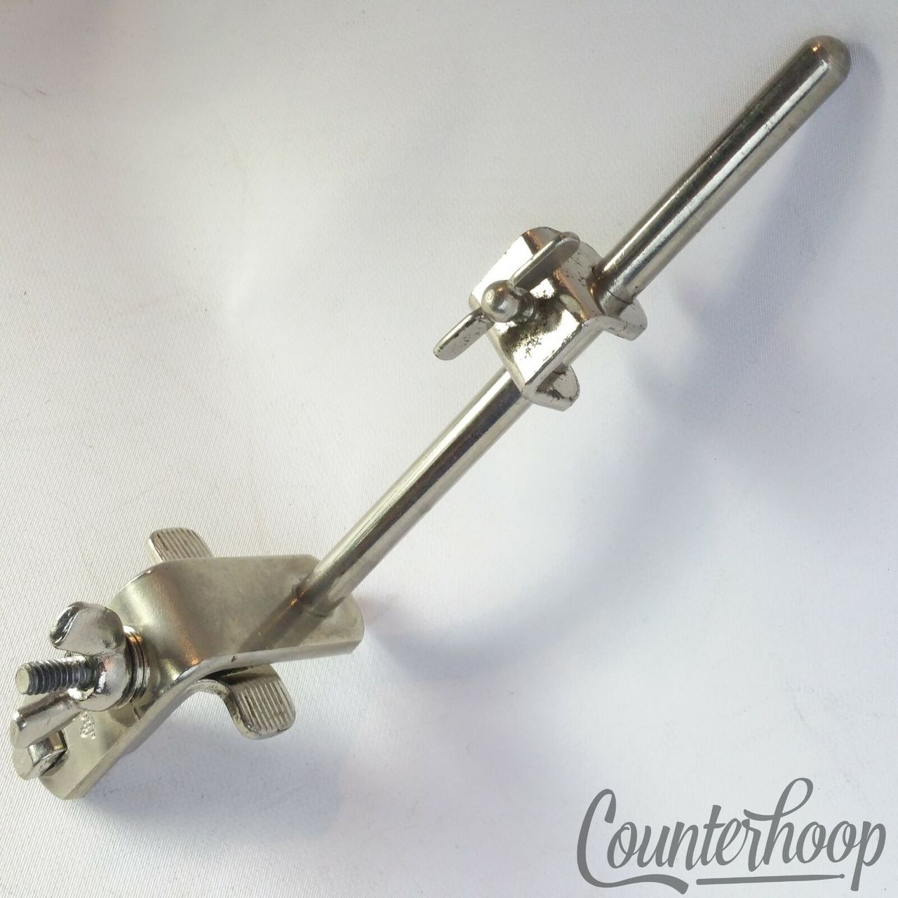 Ludwig Cowbell Holder Rod Clamp-On Bass Drum Cowbell Mount Bracket Vintage 50s* — main photograph