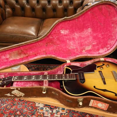 Gibson 1956 ES-175 Sunburst OHSC image 8