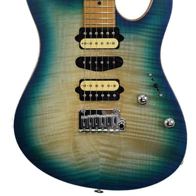 Suhr Modern Satin Flame LTD Island Burst RM image 2