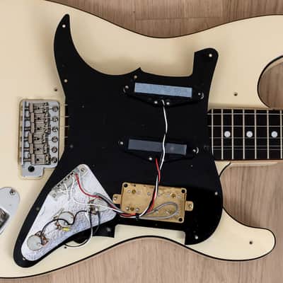 2014 Fender Aerodyne Stratocaster AST-M/SSH Medium Scale 24 3/4" White, Japan MIJ image 16
