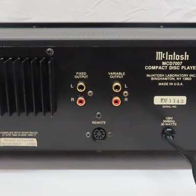 McIntosh MCD7007 Compact Disc Player - Single Disc CD Player w/ Original Box image 6