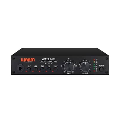 Warm Audio WA12-MKII Discrete Mic Preamp - Black image 1