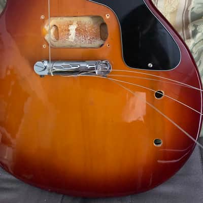 Gibson Baldwin Vintage Talent Les Paul Jr.- with Gibson USA pots and pup! - Red Sunburst Beauty (Hardcase Included) image 10