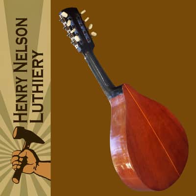 Spanish Style Mandolin Hand Built Small Shop, Flat Top, All Solid Woods, Luthier Restored, Video image 2
