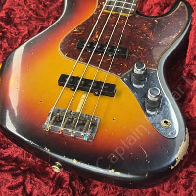 2020 Fender Custom Shop - 60 Jazz Bass Relic 3TSB - ID 5836 image 3