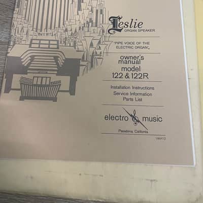 Hammond/Leslie - Lot of Manuals, Booklets and Misc Documents - 1950s-1970s image 16