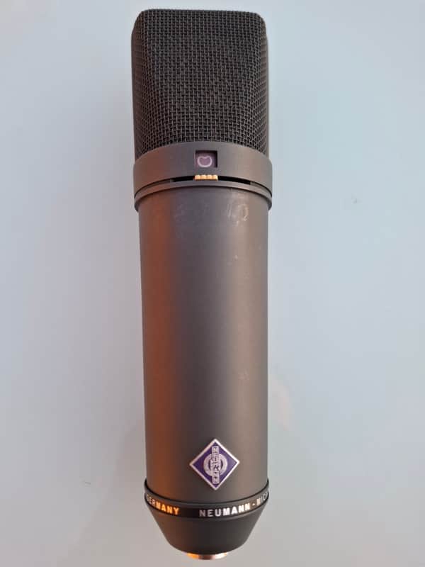 Neumann U 87 + EA87 Large Diaphragm Multipattern Condenser Microphone 1967 - 1985 - Matte Black image 1