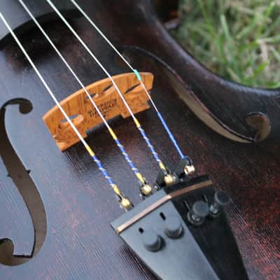 Crow Creek Fiddles Hoedown Special 4/4 size Handmade Fiddle / Violin with Case 2025 - Dark Rustic Brown image 21