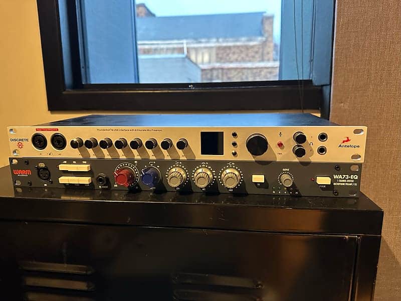 Warm Audio WA73-EQ 1-Channel British Microphone Preamp / EQ 2018 - Present - RAF Blue Gray image 1