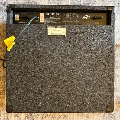 Vintage 1990s Peavey Basic 60 Bass Guitar Amplifier Combo Amp 60W image 4