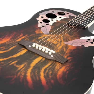 Glarry 41" Popular Spruce Cutaway Acoustic-Electric Guitar EQ Bag With Bag image 7