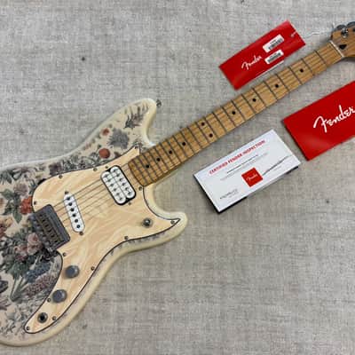 2020 Shawn Mendes Foundation Musicmaste Floral Design HS Limited Edition Out of Production CLEAN + Fender G&G Deluxe Hardshell Case image 3