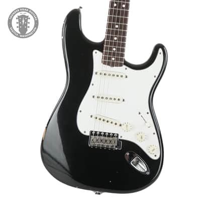 1982 Fender American Vintage '62 Reissue Fullerton Stratocaster Black image 1