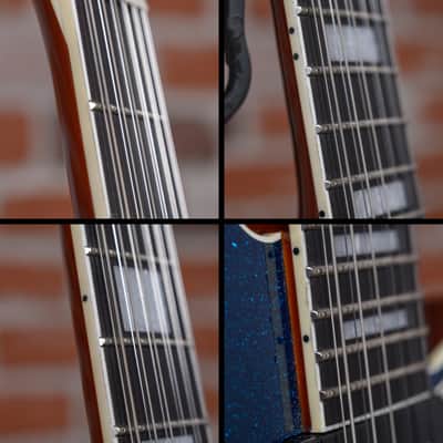 Reverend Airwave 12-String Limited Edition #6 of 12 Blue Sparkle 2025 w/OHSC image 13
