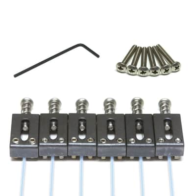 Graph Tech Ghost Loaded BLACK Pickup Saddles for PRS Guitar Tremolo, PN-8220-00 image 5