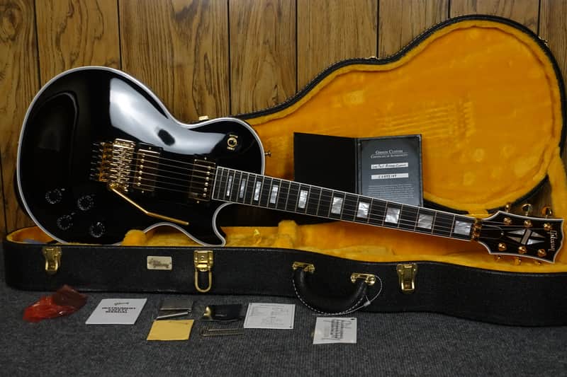 2025 Gibson Les Paul Custom Axcess Floyd Rose Black Beauty