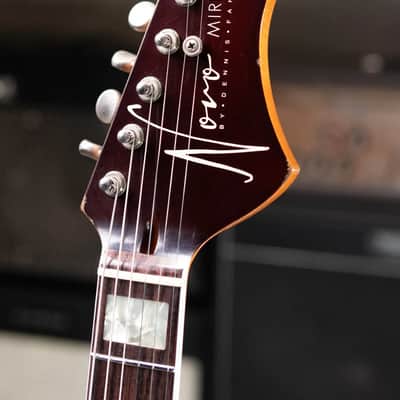 Novo Dealer Limited Miris JHH Semi-Hollow Electric Guitar - Amber Burst with Gig Bag image 6