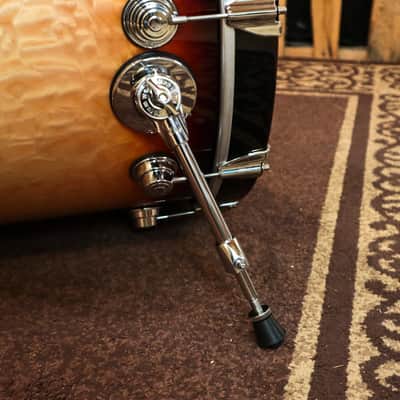 DW Collector's Natural To Deep Red Burst Over Quilted Maple Kit - SO#1134318 image 9