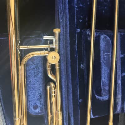 Conn 50H trigger trombone. With case and mouthpiece. USA image 3
