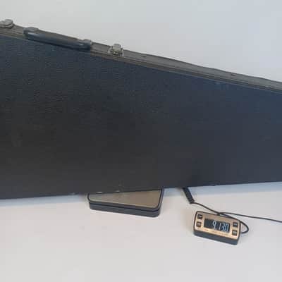 Coffin Cases Model B195R Bass Guitar Case Red Velvet Interior Black Exterior image 11
