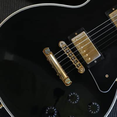 2016 Gibson Les Paul Custom Lite Electric Guitar Black Ebony + OHSC image 5