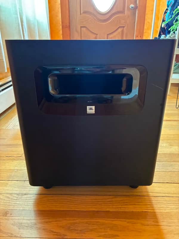 JBL LSR310S 10" Powered Studio Monitor Subwoofer Speaker 2010s - Black image 1