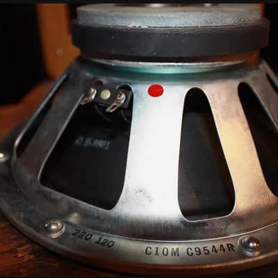 Vintage Jensen C10M 1971 - Silver Frame w/Sticker, Original 8 Ohm Cone (RARE) image 4