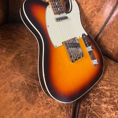 Fender Custom Shop ‘60 Telecaster Custom Journeyman Roasted 2017 - Sunburst image 10