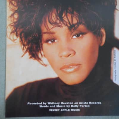 Whitney Houston "I Will Always Love You" Sheet Music image 1