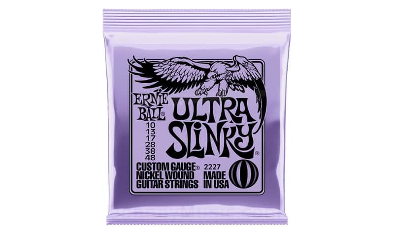 Ultra Slinky Nickelwound Electric Guitar Strings 10-48 Gauge - world standard special-tempered+tinned steel & ni-plated wrap on steel hex core image 1