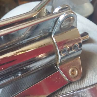 VINTAGE Ludwig Atlas SNARE STAND 60s 70s BEAUTIFUL SHAPE Rock Solid NO TARIFFS image 5