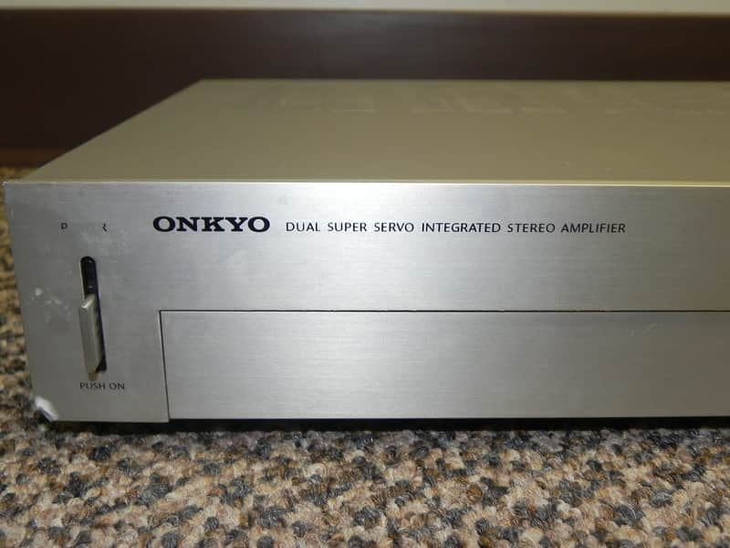 Onkyo A-15 Integrated 170 Watt Stereo Power Amplifier Silver | Reverb