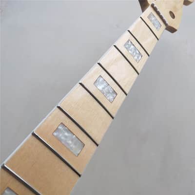 5 String Canada Maple Bass Guitar Neck,21-Fret image 5