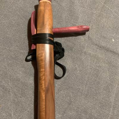Singing Tree Curly Walnut Bass G 432Hz 2024 - Walnut, Purple Heart and Maple image 6